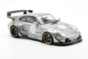 Porsche 911 993 RWB Sudrabs Phantom Asia Edition GT Spirit 1:18 CLDC017 Sveķi — attēls 4 no 6