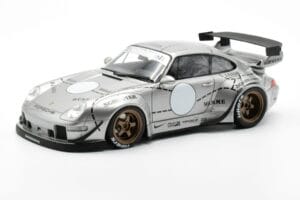 Porsche 911 993 RWB Sudrabs Phantom Asia Edition GT Spirit 1:18 CLDC017 Sveķi