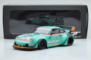 Porsche 911 993 RWB Vaillant GT Spirit 1:18 GT869 Sveķi — attēls 6 no 6