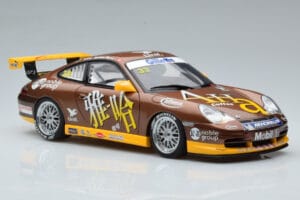 Porsche 911 996 GT3 Cup M. Marsh Carrera Cup Asia Winner 2004 AUTOart 1:18 80489 Metāls — attēls 5 no 7