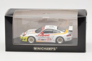 Porsche 911 996 GT3 RS McKenna #23 T. Bernhard / J. Bergmeister / M. Maassen 12 Hours of Sebring 2004 Minichamps 1:43 4000464 — attēls 4 no 4