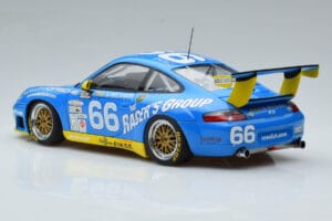 Porsche 911 996 GT3 R #6 24 Hours of Daytona GT Class Winner 2002 AUTOart 1:18 80273 Metāls — attēls 6 no 7