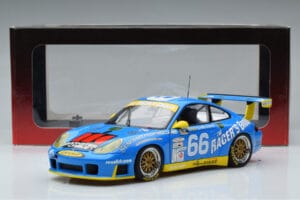 Porsche 911 996 GT3 R #6 24 Hours of Daytona GT Class Winner 2002 AUTOart 1:18 80273 Metāls — attēls 7 no 7