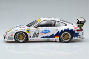 Porsche 911 996 GT3 R J. Ickx 24 Hours of Le Mans 2003 AUTOart 1:18 80379 Metāls — attēls 4 no 7