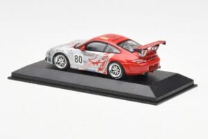 Porsche 911 996 GT3 RSR Flying Lizard #80 S. Neiman / J. Pechnik / J. Van Overbeek GT2 Class 24 Hours of Le Mans 2005 Minicha — attēls 3 no 4