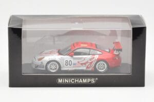 Porsche 911 996 GT3 RSR Flying Lizard #80 S. Neiman / J. Pechnik / J. Van Overbeek GT2 Class 24 Hours of Le Mans 2005 Minicha — attēls 4 no 4