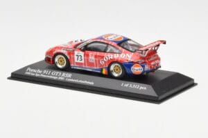 Porsche 911 996 GT3 RSR Gulf #73 Lambert / Lefort / Palttala 1000km Spa 2005 Minichamps 1:43 400056473 Metāls — attēls 3 no 4