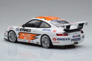 Porsche 911 996 GT3 R #1 C. Kwan Carrera Cup Asia 2004 AUTOart 1:18 80487 Metāls — attēls 6 no 7