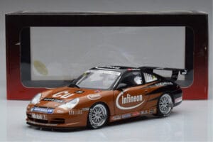 Porsche 911 996 GT3 R #2 S. Miau Carrera Cup Asia 2004 AUTOart 1:18 80488 Metāls — attēls 7 no 7
