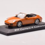 Porsche 911 997 Carrera 4 Kabriolets Oranžs Metālisks Minichamps 1:43 - image 2 of 4