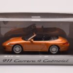 Porsche 911 997 Carrera 4 Kabriolets Oranžs Metālisks Minichamps 1:43 - image 4 of 4