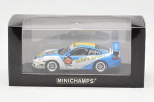 Porsche 911 997 GT3 Cup Child's Dream #13 M. Lee Carrera Cup Asia 2007 Minichamps 1:43 400076413 Metāls — attēls 4 no 4