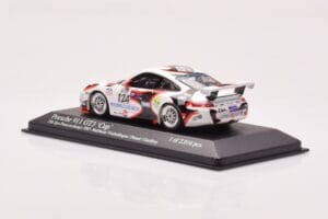Porsche 911 997 GT3 Cup #124 Mattheus / Geoffroy / Vanbellingen / Fumal 24 Hours of Spa 2005 Minichamps 1:43 400056224 Metāls — attēls 3 no 4