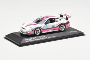 Porsche 911 997 GT3 Cup #56 M. Snow IMSA GT3 Challenge 2008 Minichamps 1:43 400086456 Metāls — attēls 2 no 4
