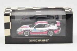 Porsche 911 997 GT3 Cup #56 M. Snow IMSA GT3 Challenge 2008 Minichamps 1:43 400086456 Metāls — attēls 4 no 4