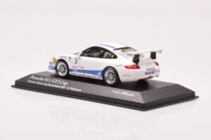 Porsche 911 997 GT3 Cup Porsche Carrera Cup #3 R. Westbrook 2007 Minichamps 1:43 400076483 Metāls — attēls 3 no 4