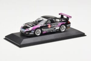 Porsche 911 997 GT3 Cup Swissvax #30 K. Sasaki Carrera Cup Asia Macau 2007 Minichamps 1:43 400076430 Metāls — attēls 2 no 4