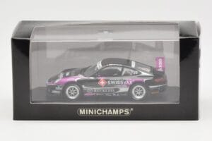 Porsche 911 997 GT3 Cup Swissvax #30 K. Sasaki Carrera Cup Asia Macau 2007 Minichamps 1:43 400076430 Metāls — attēls 4 no 4