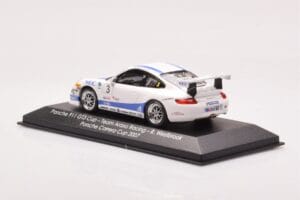 Porsche 911 997 GT3 Cup #3 Team Araxa Racing R. Westbrook Porsche Carrera Cup 2007 Minichamps 1:43 WAP02012318VKK Metāls — attēls 3 no 4