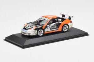 Porsche 911 997 GT3 Cup Noble Group #6 D. Watts Carrera Cup GB 2009 Minichamps 1:43 400076409 Metāls — attēls 2 no 4