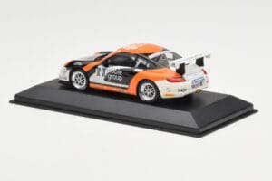 Porsche 911 997 GT3 Cup Noble Group #6 D. Watts Carrera Cup GB 2009 Minichamps 1:43 400076409 Metāls — attēls 3 no 4