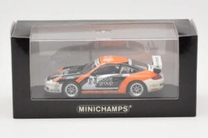Porsche 911 997 GT3 Cup Noble Group #6 D. Watts Carrera Cup GB 2009 Minichamps 1:43 400076409 Metāls — attēls 4 no 4