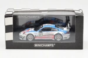 Porsche 911 997 GT3 R Cybernet #123 Fumal / Thiry / Rosenlad / Lefort 24 Hours of Spa 2011 Minichamps 1:43 400118923 Metāls — attēls 4 no 4