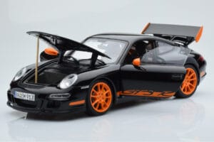 Porsche 911 997 GT3 RS Melns AUTOart 1:18 WAP02112017 Metāls — attēls 2 no 8