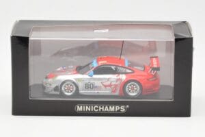 Porsche 911 997 GT3 RSR Flying Lizard #80 S. Neiman / J. Bergmeister / J. van Overbeek 24 Hours of Le Mans 2008 Minichamps 1: — attēls 4 no 4