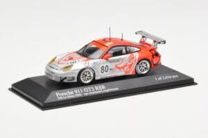 Porsche 911 997 GT3 RSR Flying Lizard #80 S. Neiman / P. Long / J. Van Overbeek 24 Hours of Le Mans 2006 Minichamps 1:43 4000 — attēls 2 no 4