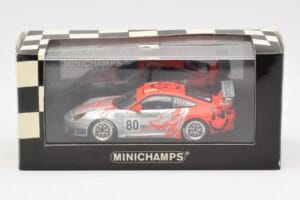 Porsche 911 997 GT3 RSR Flying Lizard #80 S. Neiman / P. Long / J. Van Overbeek 24 Hours of Le Mans 2006 Minichamps 1:43 4000 — attēls 4 no 4