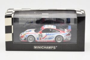 Porsche 911 997 GT3 RSR Matmut #76 P. Narac / R. Lietz / P. Long 24 Hours of Le Mans 2007 Minichamps 1:43 400076776 Metāls — attēls 4 no 4