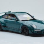 Porsche 911 997 RWB Syunkashuto Zaļš GT Spirit 1:18 - image 4 of 6