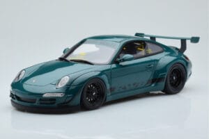 Porsche 911 997 RWB Syunkashuto Zaļš GT Spirit 1:18