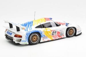 Porsche 911 GT1 #1 A. McNish / R. Sullivan / U. Alzen Rohr Motorsport Daytona 24 Hours 1998 UT Models 1:18 39611 Metāls — attēls 2 no 6