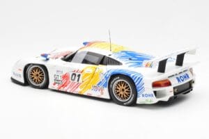 Porsche 911 GT1 #1 A. McNish / R. Sullivan / U. Alzen Rohr Motorsport Daytona 24 Hours 1998 UT Models 1:18 39611 Metāls — attēls 5 no 6