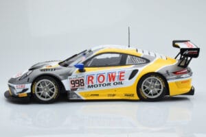 Porsche 911 GT3 R Rowe Racing #998 F. Makowiecki / A. Pilet / N. Tandy 2nd Place 24 Hours of Spa-Francorchamps 2019 Minichamp — attēls 3 no 6