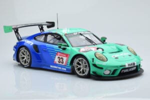 Porsche 911 GT3 R Falken Motorsports #33 K. Bachler / M. Muller / T. Engelhart / M. Werner 24 Hours of Nurburgring 2020 Minic — attēls 4 no 6
