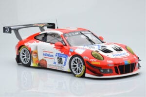 Porsche 911 GT3 R Frikadelli Racing Team #30 M. Muller / M. Arnold / F. Henzler / M. Campbell 24 Hours of Nurburgring 2018 Mi — attēls 4 no 6