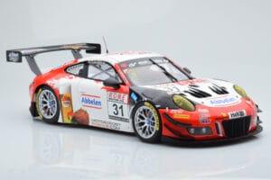 Porsche 911 GT3 R Frikadelli Racing Team #31 M. Arnold / I. Fernandez Winners VLN Round 3 2018 Minichamps 1:18 153186991 Metā — attēls 4 no 6