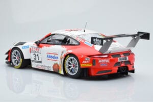 Porsche 911 GT3 R Frikadelli Racing Team #31 M. Arnold / I. Fernandez Winners VLN Round 3 2018 Minichamps 1:18 153186991 Metā — attēls 5 no 6