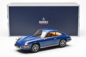 Porsche 911 S 901 Zils Norev 1:18 187647 Metāls — attēls 6 no 6
