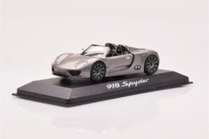 Porsche 918 Spyder Pelēks Metālisks Minichamps 1:43 WAP0201910B Metāls — attēls 2 no 4
