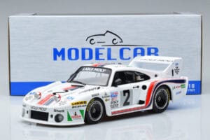 Porsche 935J #2 Liqui Moly R. Stommelen / R. Joest / V. Merl 24 Hours of Daytona Winner 1980 MCG 1:18 MCG18803R Metāls — attēls 6 no 6