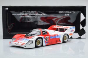 Porsche 956K Grand Prix Preston Henn T-Bird Swap Shop #47 D. Galica / D. Sutherland / P. Henn Brands Hatch 1000km 1983 Minich — attēls 6 no 6