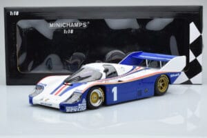 Porsche 956K Porsche System Racing #1 J. Ickx / D. Bell Class Winners Silverstone 6 Hours 1982 Minichamps 1:18 155826601 Metā — attēls 5 no 5