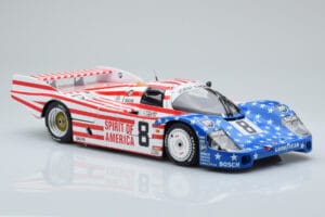 Porsche 956L Spirit of America #8 G. Follmer / J. Morton / K. Miller 24 Hours of Le Mans 1986 Minichamps 1:18 180866508 Metāl — attēls 6 no 8