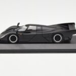 Porsche 962 Dauer Street Matēts Melns Minichamps 1:43