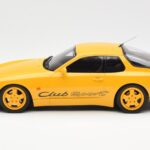 Porsche 968 Clubsport Dzeltens GT Spirit 1:18 - image 3 of 6