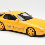 Porsche 968 Clubsport Dzeltens GT Spirit 1:18 - image 4 of 6